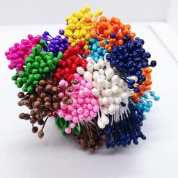 500pcs/Bag 1/3mm DIY Artificial Mini Pearl Flower Stamen Pistil Overall Wedding Party Home Decoration Christmas Accessories