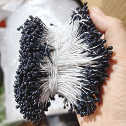 500pcs/Bag 1/3mm DIY Artificial Mini Pearl Flower Stamen Pistil Overall Wedding Party Home Decoration Christmas Accessories