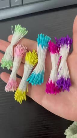 500pcs/Bag 1/3mm DIY Artificial Mini Pearl Flower Stamen Pistil Overall Wedding Party Home Decoration Christmas Accessories