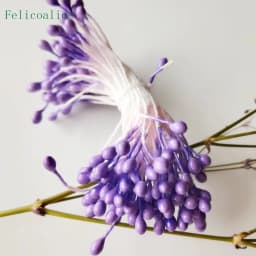 500pcs/Bag 1/3mm DIY Artificial Mini Pearl Flower Stamen Pistil Overall Wedding Party Home Decoration Christmas Accessories