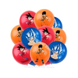 Dragon Ball Theme Birthday Party Son Goku Vegeta Pull Flag Banner Numbers Balloon Cake Insert Decoration Children Christmas Gift