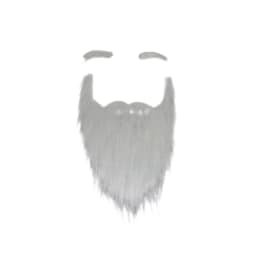 Party Performance Props Santa Claus White Beard White Eyebrows Fake Beard Set Christmas Hallowee Xmas Party Decoration Navidad