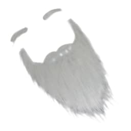 Party Performance Props Santa Claus White Beard White Eyebrows Fake Beard Set Christmas Hallowee Xmas Party Decoration Navidad