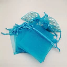 11 sizes 1000pcs Organza Gift Bags Christmas Wedding Party Gift Bags Organza Drawstring Jewelry Packaging Pouch Bags 22 Colors