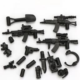 WW2 Military 98K Pistol Weapon Soldiers Army Building Blocks Mini Action Figures Bricks Model Building Kids Toy Christmas Gifts