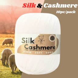 10pcs Silk Cashmere Yarn DK Double Knitting, High Quality, Soft and Warm, for Crochet and Knitting, for Christmas, Halloween, Ea
