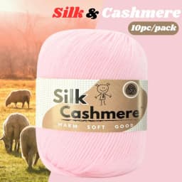 10pcs Silk Cashmere Yarn DK Double Knitting, High Quality, Soft and Warm, for Crochet and Knitting, for Christmas, Halloween, Ea