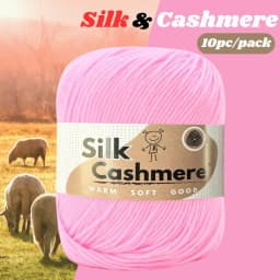 10pcs Silk Cashmere Yarn DK Double Knitting, High Quality, Soft and Warm, for Crochet and Knitting, for Christmas, Halloween, Ea
