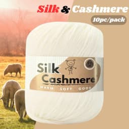 10pcs Silk Cashmere Yarn DK Double Knitting, High Quality, Soft and Warm, for Crochet and Knitting, for Christmas, Halloween, Ea