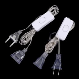 1Pc Plug Extender Wire With Switch EU/US Plug for LED String Light Wedding Christmas Decor Led Garland Lights