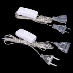 1Pc Plug Extender Wire With Switch EU/US Plug for LED String Light Wedding Christmas Decor Led Garland Lights
