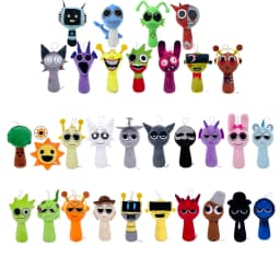 Sprunki Plush Toys Sprunki Incredibox Plushie Sprunki Soft Game Cartoon Pillow Kids Birthday Gifts Stuffed Dolls Christmas Gift