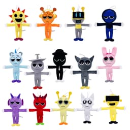 Sprunki Plush Toys Sprunki Incredibox Plushie Sprunki Soft Game Cartoon Pillow Kids Birthday Gifts Stuffed Dolls Christmas Gift
