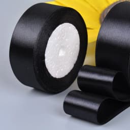 6-10-12-15-20-25-30-40-50-80mmblack Satin Ribbons Christmas Wedding Birthday Party Gift Wrapping Silk Ribbons DIY Accessory Bow