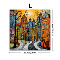 Unique Cartoon City Wooden Puzzle - Creative Irregular Shape Christmas, Birthday, and Holiday Perfect Gift Suitable for Friends