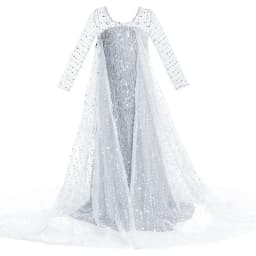 Princess Dress for Girls Elsa Anna Cosplay Costume Kids Jasmine Belle Cinderella Aurora Halloween Christmas Party Elegant Dress