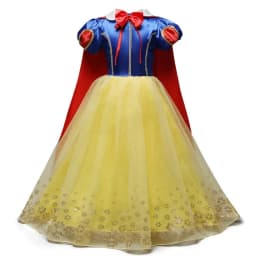 Princess Dress for Girls Elsa Anna Cosplay Costume Kids Jasmine Belle Cinderella Aurora Halloween Christmas Party Elegant Dress