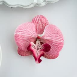 Thai Butterfly Orchid Artificial Flowers Hot selling items christmas Wedding Bridal Accessories Headwear and hair clips Diy gift