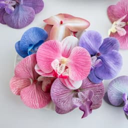 Thai Butterfly Orchid Artificial Flowers Hot selling items christmas Wedding Bridal Accessories Headwear and hair clips Diy gift