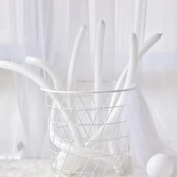 60 Pieces/100 Pieces 260Q White Matte Long Latex Balloons Suitable for Wedding Birthday Bridal Shower Christmas Decoration