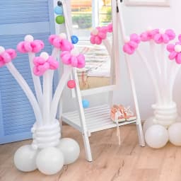 60 Pieces/100 Pieces 260Q White Matte Long Latex Balloons Suitable for Wedding Birthday Bridal Shower Christmas Decoration
