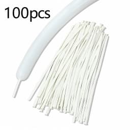 60 Pieces/100 Pieces 260Q White Matte Long Latex Balloons Suitable for Wedding Birthday Bridal Shower Christmas Decoration