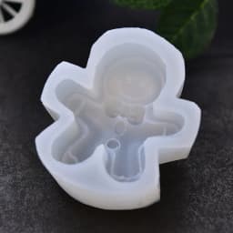 Gingerbread Man Silicone Mold New Gingerbread Sugar Cake DIY Candle Making Supplies Mould Festival Gifts Christmas Decoraions