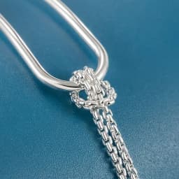 New S925 Silver Minimalist Geometric Collage Bracelet Women's Jewelry Exquisite and Elegant for Birthday and Christmas Gifts