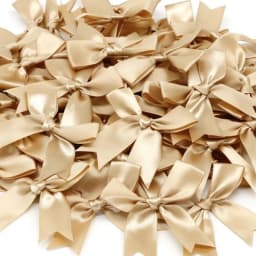 200pcs 2.5cm Mini Satin Ribbon Bows DIY Crafts Accessories Wedding Christmas Party Envelope Gift Packaging Decoration