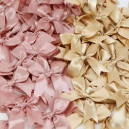 200pcs 2.5cm Mini Satin Ribbon Bows DIY Crafts Accessories Wedding Christmas Party Envelope Gift Packaging Decoration