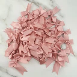 200pcs 2.5cm Mini Satin Ribbon Bows DIY Crafts Accessories Wedding Christmas Party Envelope Gift Packaging Decoration