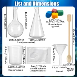 DIY Water Magic Mini Growth Stones, Science Toys, Christmas/Halloween/Thanksgiving/Easter/New Year Gifts