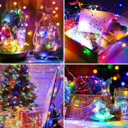 5M/10M/20M USB LED String Lights Copper Silver Wire Garland Light Waterproof Fairy Lights For Christmas Wedding Party Decorative