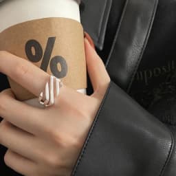 BF CLUB 925 Sterling Rings for Women Fashion Geometric Handmade Irregular Gold StarRing Simple Fine Jelwery Party Christmas Gift