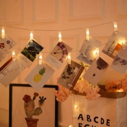 LED String Lights Photo Clip USB Outdoor Battery Operated Garland Christmas Decoration Holiday Party Wedding Xmas Fairy Lighting