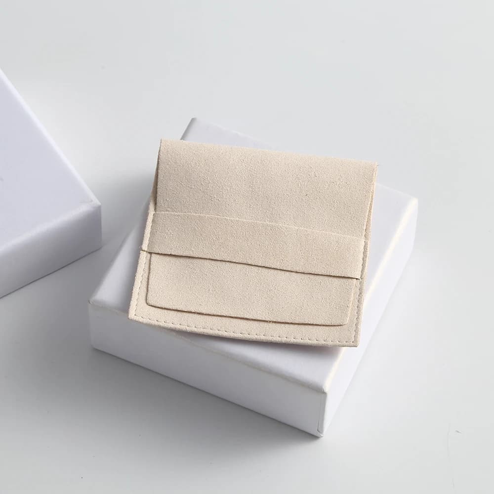 10pcs Microfiber Velvet Bag Jewelry Presents Pouches for Necklace Christmas Wedding Gift Package Envelope Bags