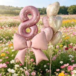 40inch Pink Foil Number Balloon Set (Optional 18inch Heart Balloons) Paired with Pink Valentine's Day/Birthday/Anniversary Party Decorations, Christmas Accessories, Themed Balloons, Retro Chrome Balloons, Balloons for Birthdays, Reusable Balloon Flowers, Personalized Balloons, Holiday Decorations, Elegant Party Decorations, Reusable Decorations, Premium Balloon Set, Gift Shopper, Party Organizer, Christmas Decorations
