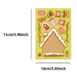 8PCS Creative Christmas Face Changing Series Stickers, Account Materials, Skateboarding Notebook Gooka Stickers