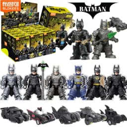 Genuine Blokees DC Marvel Hero Batman Star Edition Series Blind Box Toy Batman Motorcycle Collectible Perfect Christmas Gift