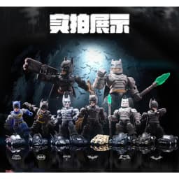 Genuine Blokees DC Marvel Hero Batman Star Edition Series Blind Box Toy Batman Motorcycle Collectible Perfect Christmas Gift