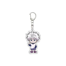 55MM Anime HUNTER HUNTER Keychain GON FREECSS/Killua Zoldyck/Leorio PaladiKnight Key Chain Acrylic Model Plate Christmas Gifts