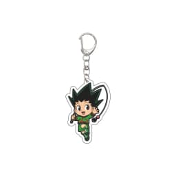 55MM Anime HUNTER HUNTER Keychain GON FREECSS/Killua Zoldyck/Leorio PaladiKnight Key Chain Acrylic Model Plate Christmas Gifts
