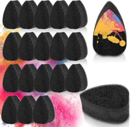20 piece set of human body painted sponge water droplet shaped adult art creation suitable for Halloween and Christmas makeup