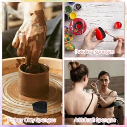 20 piece set of human body painted sponge water droplet shaped adult art creation suitable for Halloween and Christmas makeup