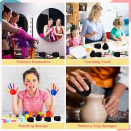 20 piece set of human body painted sponge water droplet shaped adult art creation suitable for Halloween and Christmas makeup