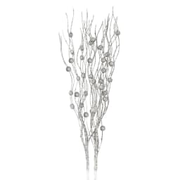 1/3/5Pcs Christmas Artificial Glitter Berry Stem Branches Xmas Tree Ornament New Year Home Decoration DIY Vase Filler 2025 Party
