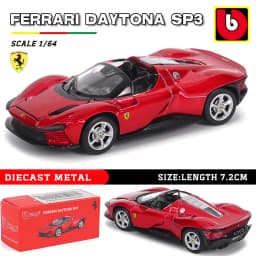 Bburago 1:64 genuine Ferrari SP1 812 COMPETIZIONE ENZO F40 F12TDF SF90 car model series children's Christmas boy gift toys