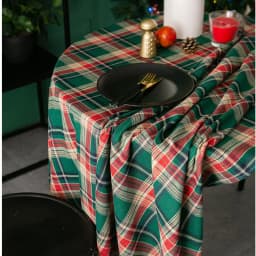 Medium Thick Scottish Checks Polyester Cotton Fabric for Sewing Ladies Skirt School Uniform Skirt Fabric Christmas Decorations