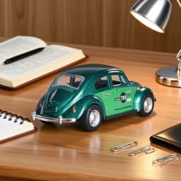 1:36 Retro Green Cute Beetle Alloy Model Car, Pull-Back Mechanism, Doors Can Be Opened, Children's Gift/Boy's Toy/Model Car Decoration/Christmas Gift
