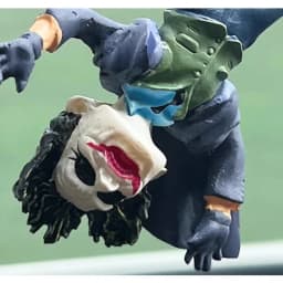 Joker Car Resin Pendant Creative Car Rearview Mirror Cowhide Lrope Cartoon Pendant Christmas Gift 2024 New Product